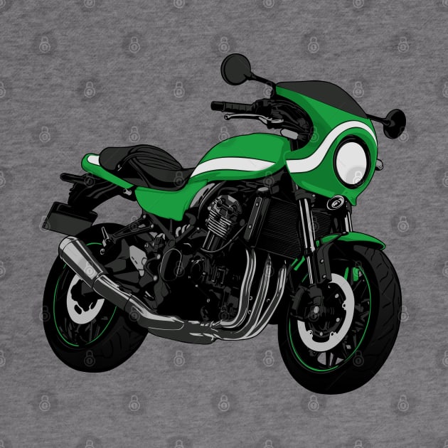 Z900RS Cafe Racer Illustration by KAM Std